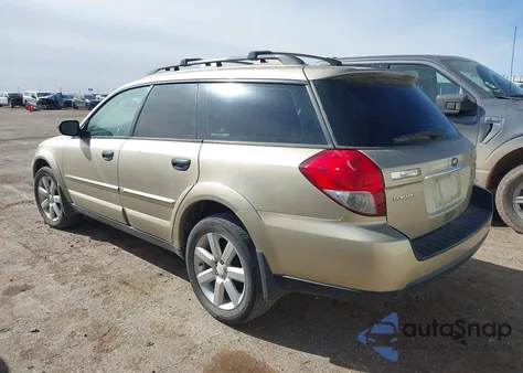 2009 Subaru Outback 2.5I z USA, uszkodzony, nr VIN 4S4BP61CD97346386